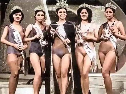 1973年，首届香港小姐竞选诞生了五位佳丽