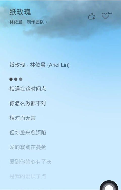 听林依晨的立马去听了纸玫瑰,原来这首歌写的是林依晨的初恋,两个人相爱…