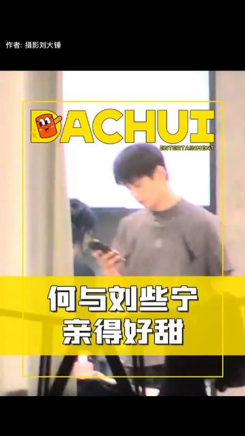 刘大锤拍到刘些宁何与接吻画面了,不过他们不是早就爆出来了吗?