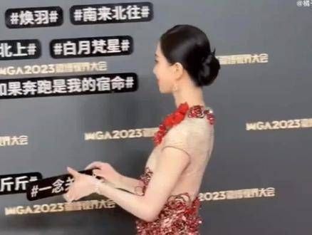 刘诗诗阿玛尼当季高定!美衣衬佳人