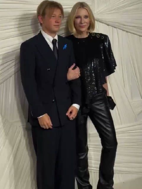 WOW~~大魔王带儿子Dashiell参加活动啦!