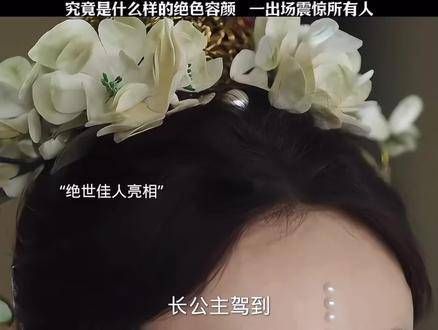 究竟是怎样的倾城之貌,一登场便震撼全场
