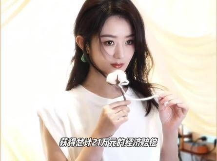 赵丽颖成功维权获赔21万元,仍有多个纠纷正在处理