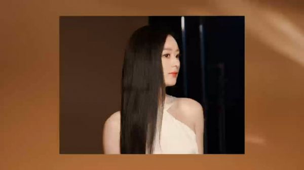 赵丽颖白月光黑长直造型有,是在流动的波光里共从容的颖宝,满分的温婉感呀