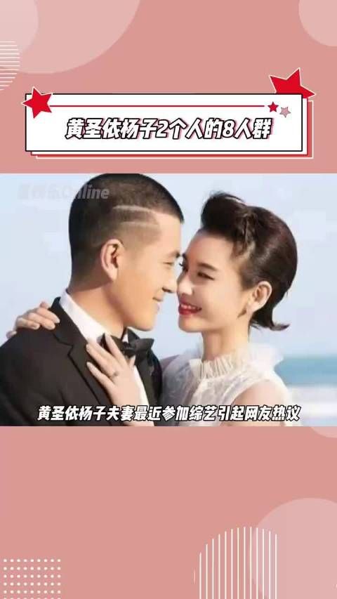 黄圣依杨子 2个人的8人群,两人联系都是通过群聊哈哈哈哈哈!