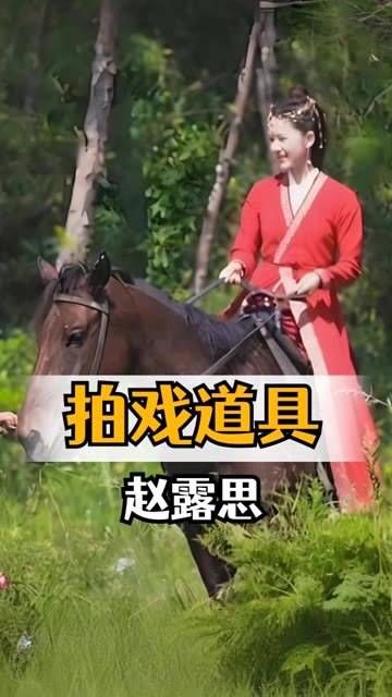 剧组拍戏道具多到令人惊叹?赵露思亲自上阵操作假马,每一个都让人啧啧称奇