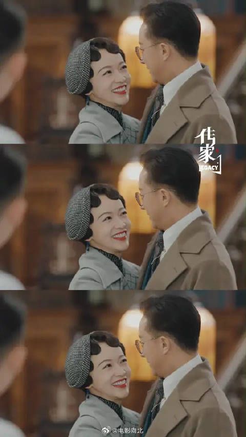 易二小姐还知道往唐先生身后躲呢!