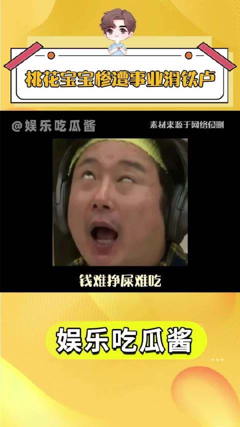 桃花宝宝惨遭事业滑铁卢