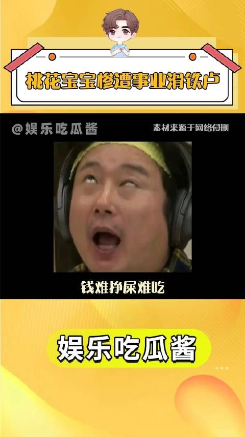 桃花宝宝惨遭事业滑铁卢=搞笑 离谱 桃花宝宝