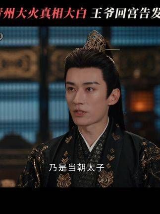 青州大火的真相终于揭开,王爷回宫揭露了一切