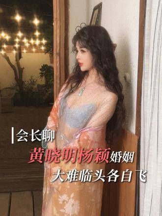 会长探讨黄晓明与杨颖婚姻破裂的原因,危机时刻各奔东西