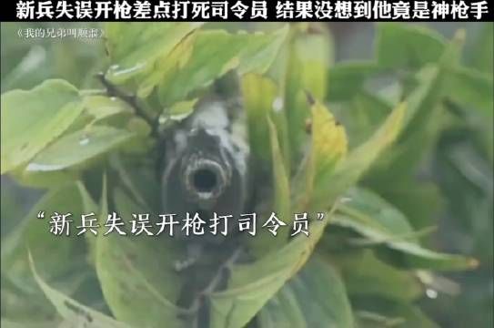 新兵失误打司令员,没想到他是神枪手