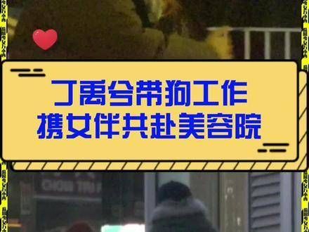 丁禹兮带着狗狗上下班,工作结束后与女伴一同去做美容