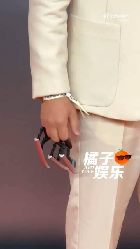 看，黄轩！那假指甲在他手上宛如精灵栖息，他佩戴后更显气质，或优雅…