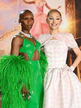 爱莉安娜·格兰德&辛西娅·埃里沃亮相《魔法坏女巫》洛杉矶首映 好莱坞