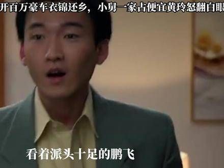 开豪车衣锦还乡,小舅一家占便宜黄玲 愤怒瞪眼闫妮 蒋欣