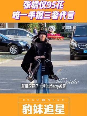 恭喜张婧仪 成为95花 唯一手握三奢代言的人! 舒淇 辛芷蕾 倪妮
