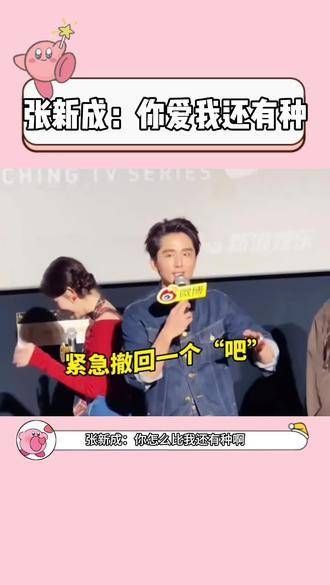 张新成:你比我还敢作啊