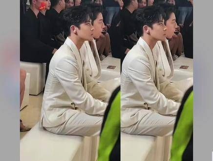 就在不久前,侯明昊针对裤子透光一事作出了回应