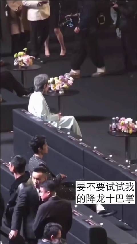 肖战出席微博之夜活动,在台下练降龙十八掌,网友:大年初一进电影院看郭靖