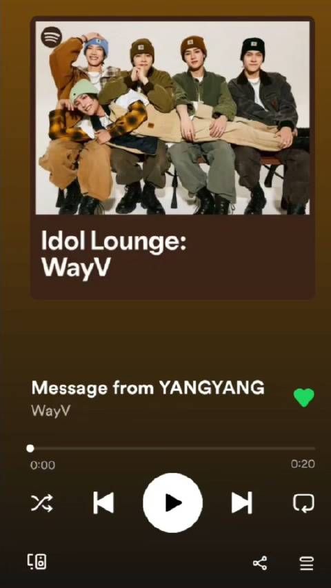 241125 spotify更新 扬扬的message和推荐歌单 :嗨,大家好