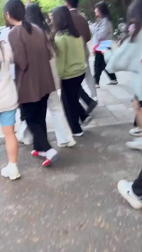 台湾省中山女子高中的学生，疯狂追星龙队