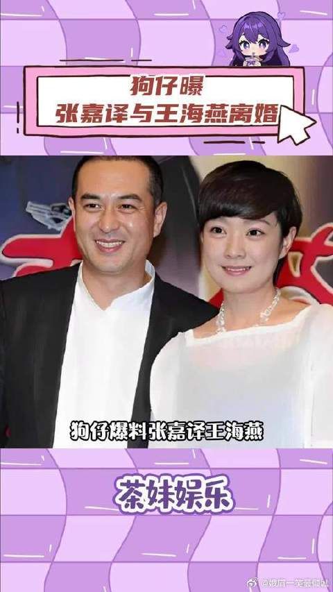 狗仔曝张嘉译与妻子王海燕离婚,原因是女方更年期致男方无法忍受