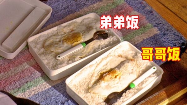偏心妈妈给兄弟俩做便当，弟弟只有荷包蛋，哥哥的白饭下面藏着肉！