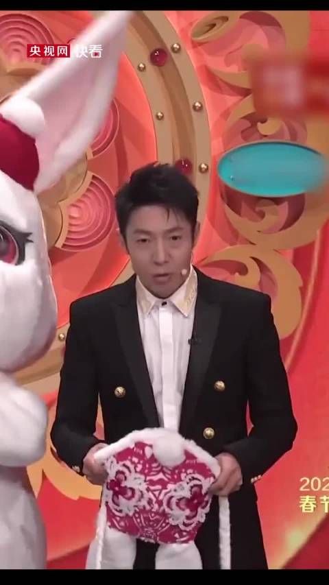 撒贝宁提到,去年是虎头帽,今年变成了兔头帽,那狗年该怎么处理呢?