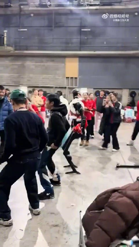 撒贝宁与黑机器人搞笑彩排引发热议