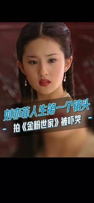 15岁时,刘亦菲出演《金粉世家》,与陈坤对戏时整个人都懵了