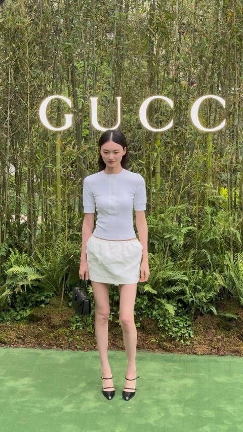 聪姐昨日亮相GUCCI活动，状态依旧好 小：Chrison克里森