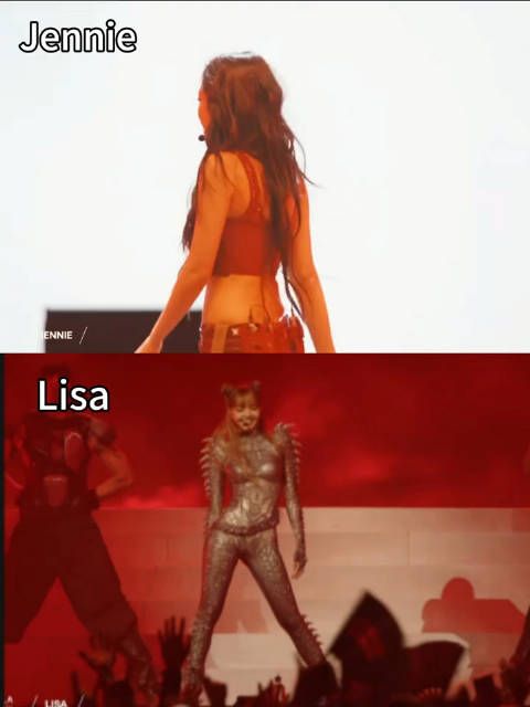 Jennie Lisa科切拉喊麦对比，两位喊麦太帅了