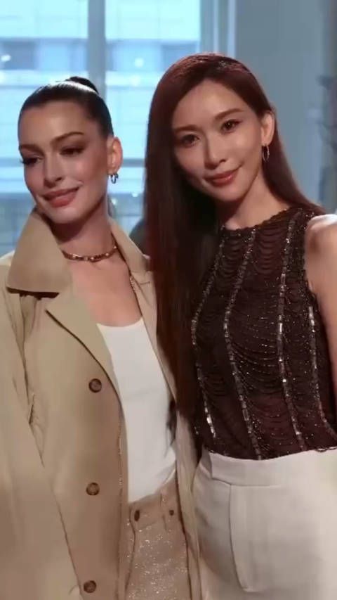 林志玲安妮海瑟薇拉夫劳伦大秀同框!养眼