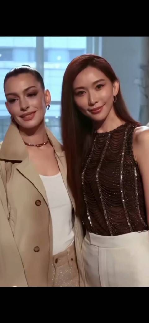 当50岁林志玲遇到42岁安妮海瑟薇,才发现东西方的审美果然不同!