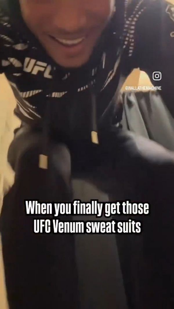 马尔科姆·韦尔梅克首穿UFC Venum运动服兴奋起舞