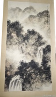 体现了中国传统山水画追求的 “天人合一” 境界,引发观者对自然山水的向往与遐想: