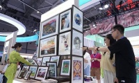 通辽市扎鲁特版画亮相深圳文博会 北疆文化绽放时代光彩