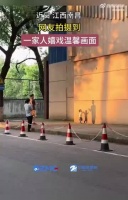 一家三口玩影子幸福具象化了