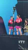 恭喜女双冠军 这只咪就这样手舞足蹈 ✌️✌️