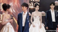 “昀牵孟绕”又合体！孟子义李昀锐红毯对视，礼服又配对太好磕