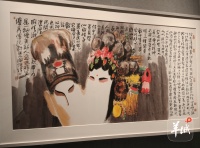 【视频】美术馆里“唱大戏”？许固令艺术展联动粤剧名旦吴非凡跨界奉献
