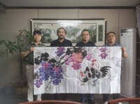 国画大师王宝永《秋韵图》入藏将士丰采书画院