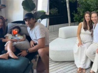 谢婷婷喜迎二胎小王子，分享全家四口甜蜜合影，产后恢复神速堪称超级辣妈
