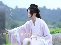 阿狸来到弟弟薛昭的碑前沉思，萧蘅则在一旁默默守候