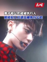 黄子韬前经纪人已退出被执行公司