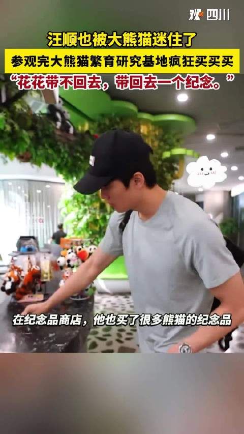 欢迎留下！汪顺看了熊猫不想走了