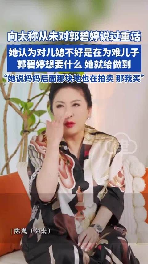 向太称从未说过一句郭碧婷不好的话