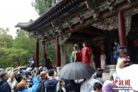 千年晋祠再现宋制婚俗 多元形式创新文化表达