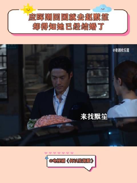应晖刚回国就去赵默笙，却得知她已经结婚了